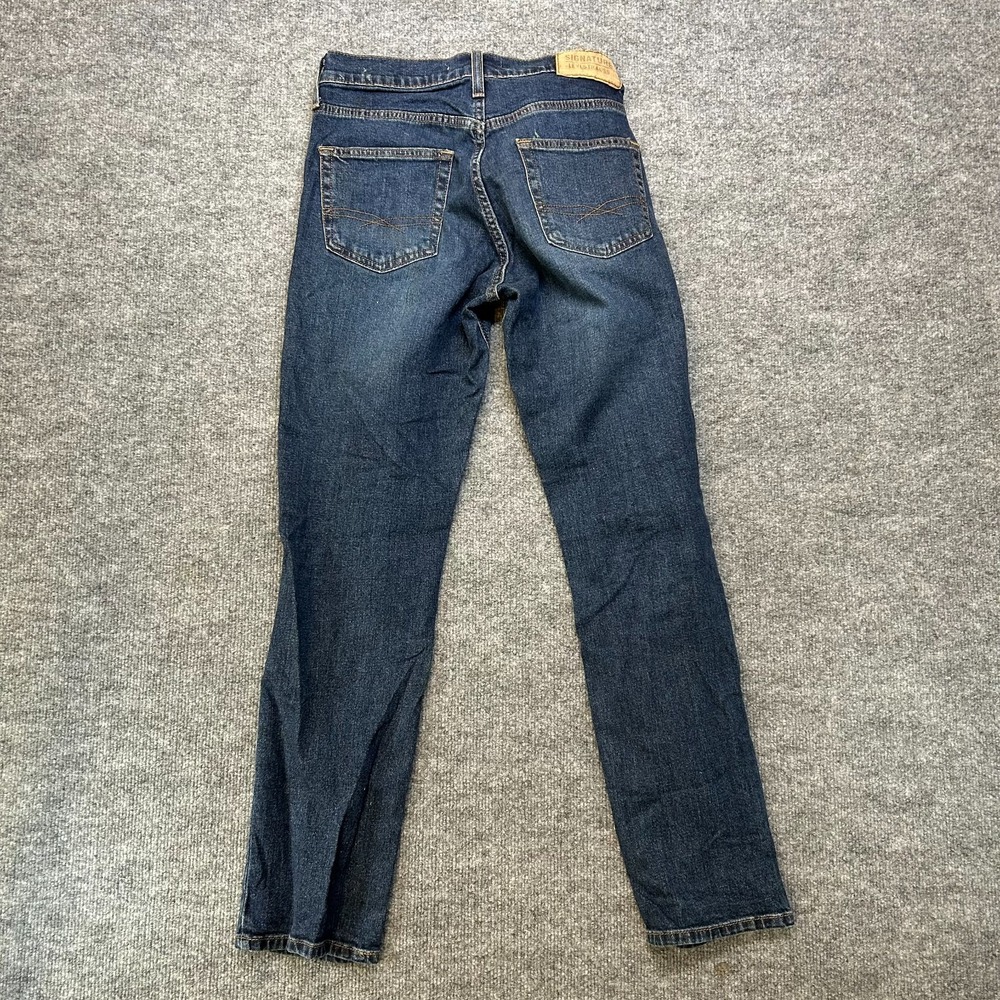 Levi Strauss Signature Jeans Women's Blue Denim Stretch Athletic Fit - 26x29.5 - Picture 2 of 11